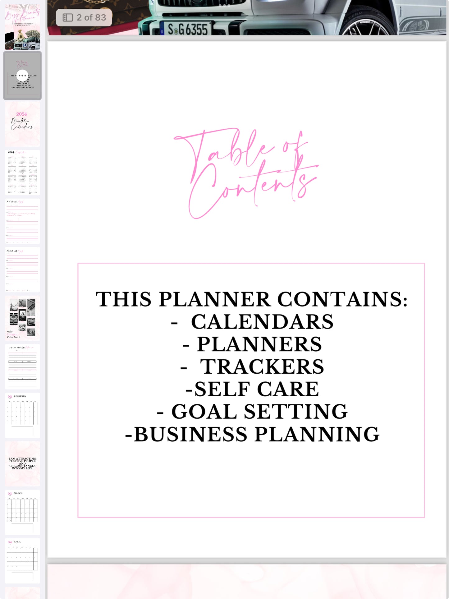Boss Beauty Life Planner