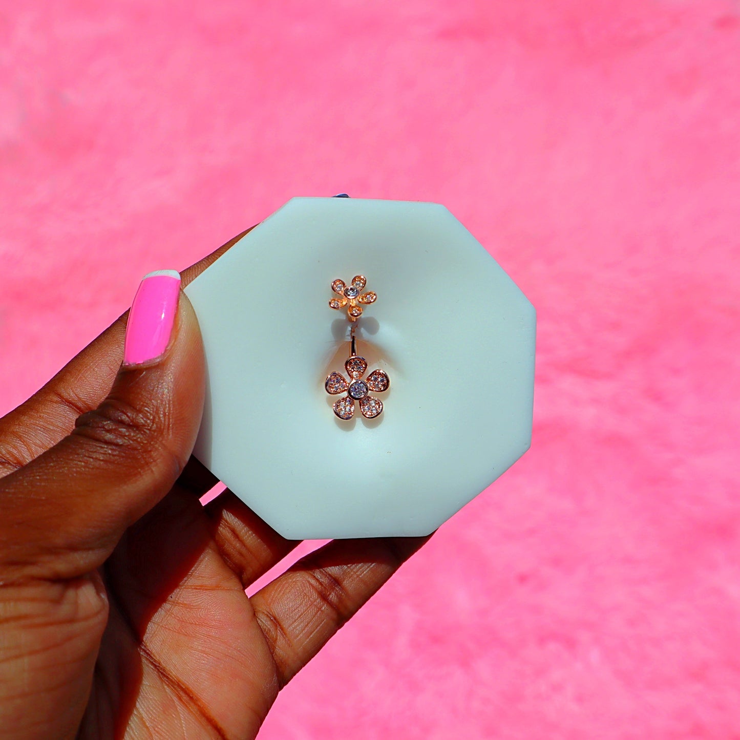 Anemone Heart Belly Ring (Wholesale)
