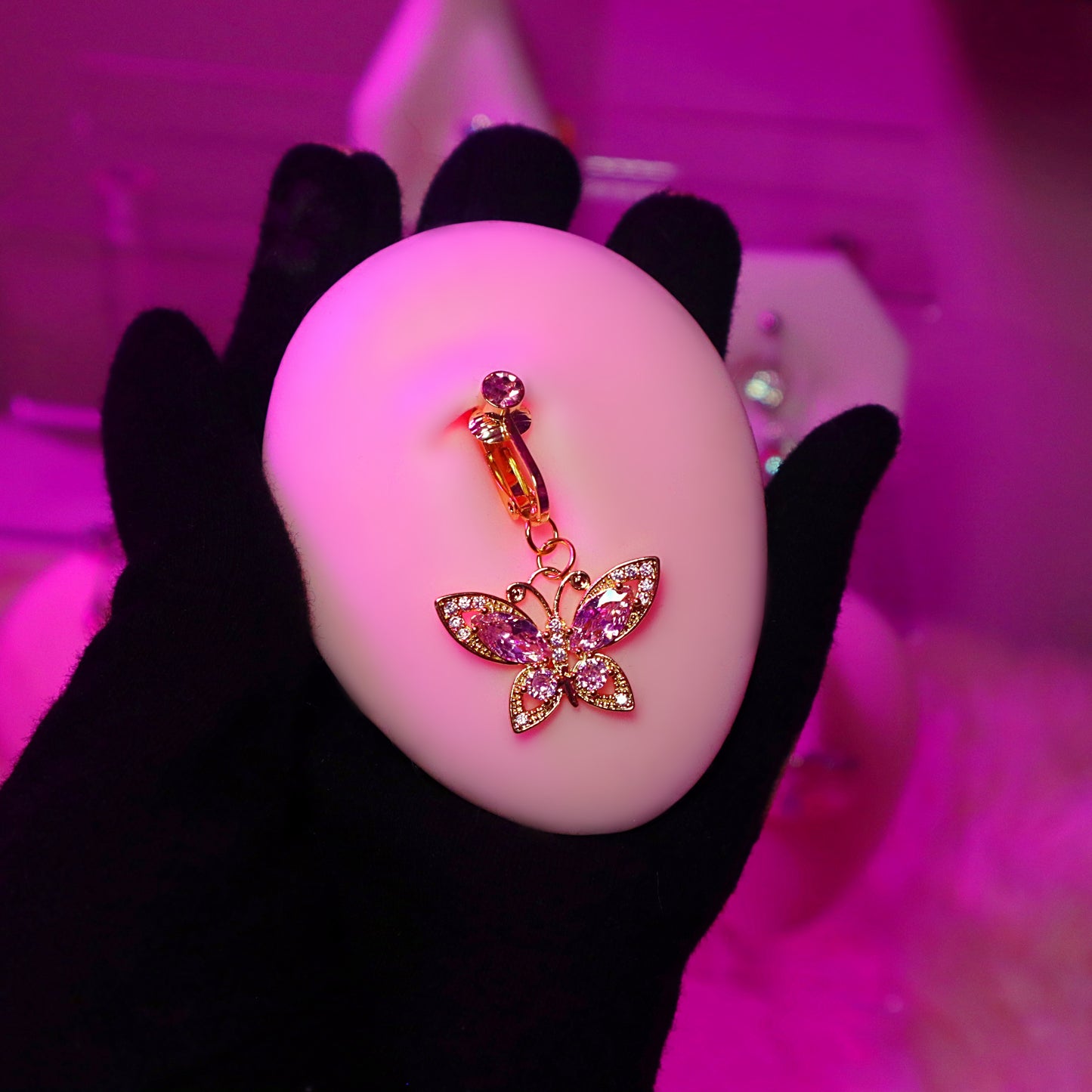 Gold Fake Belly Rings