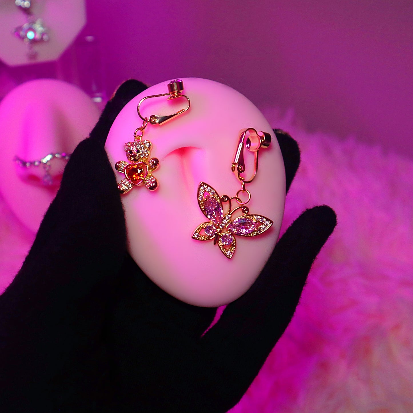 Gold Fake Belly Rings