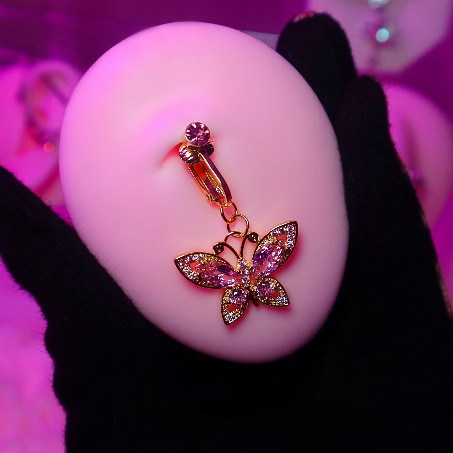 Gold Fake Belly Rings