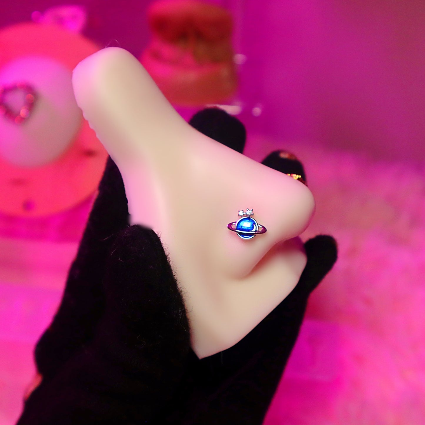 Planet Nose Ring
