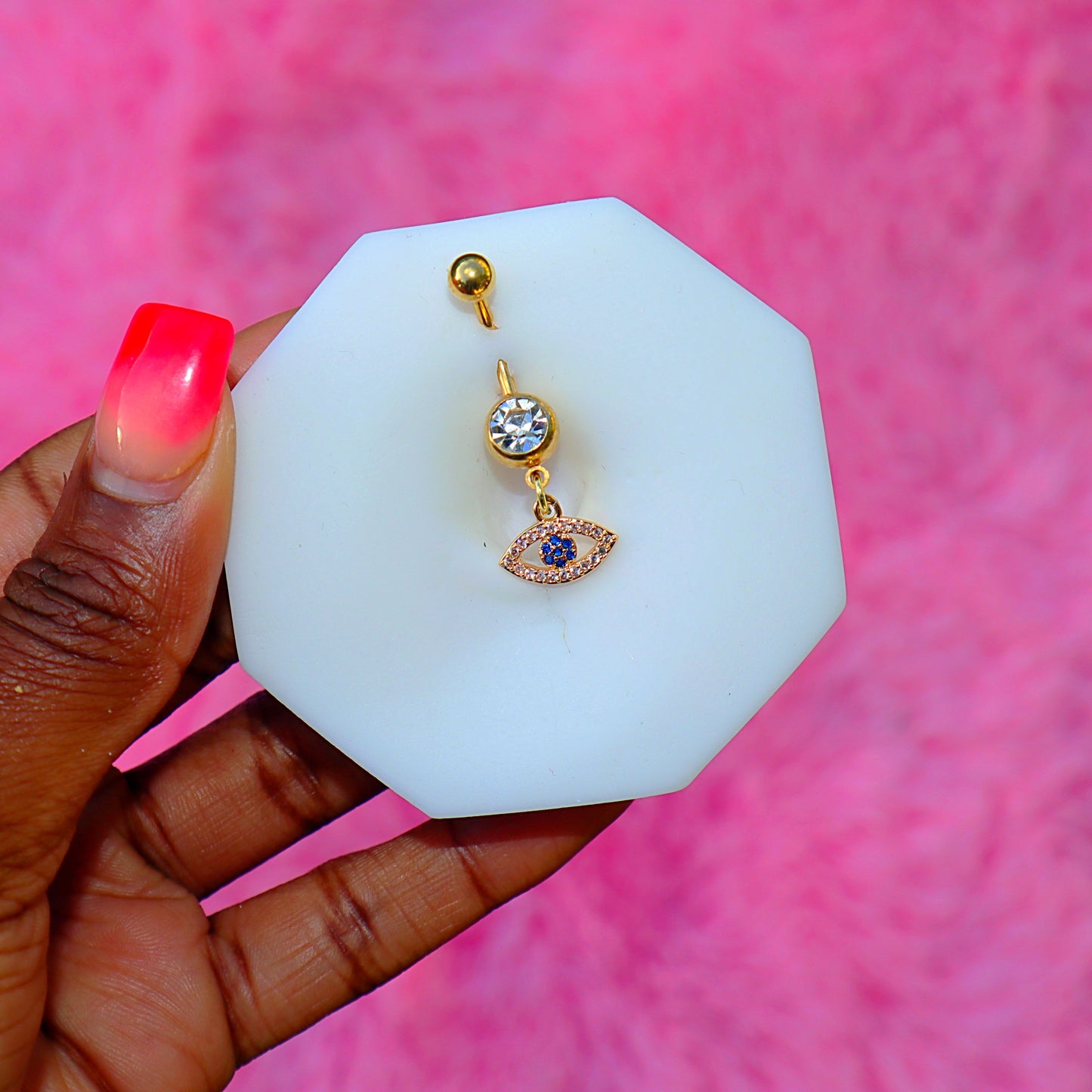 Evil Eye Belly Ring