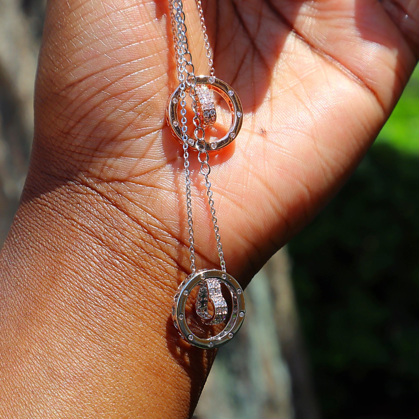 Circle Heart Necklace