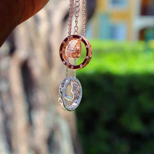 Circle Heart Necklace