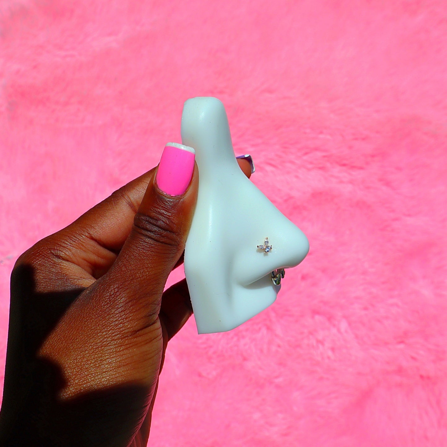 Butterfly Nose Ring .