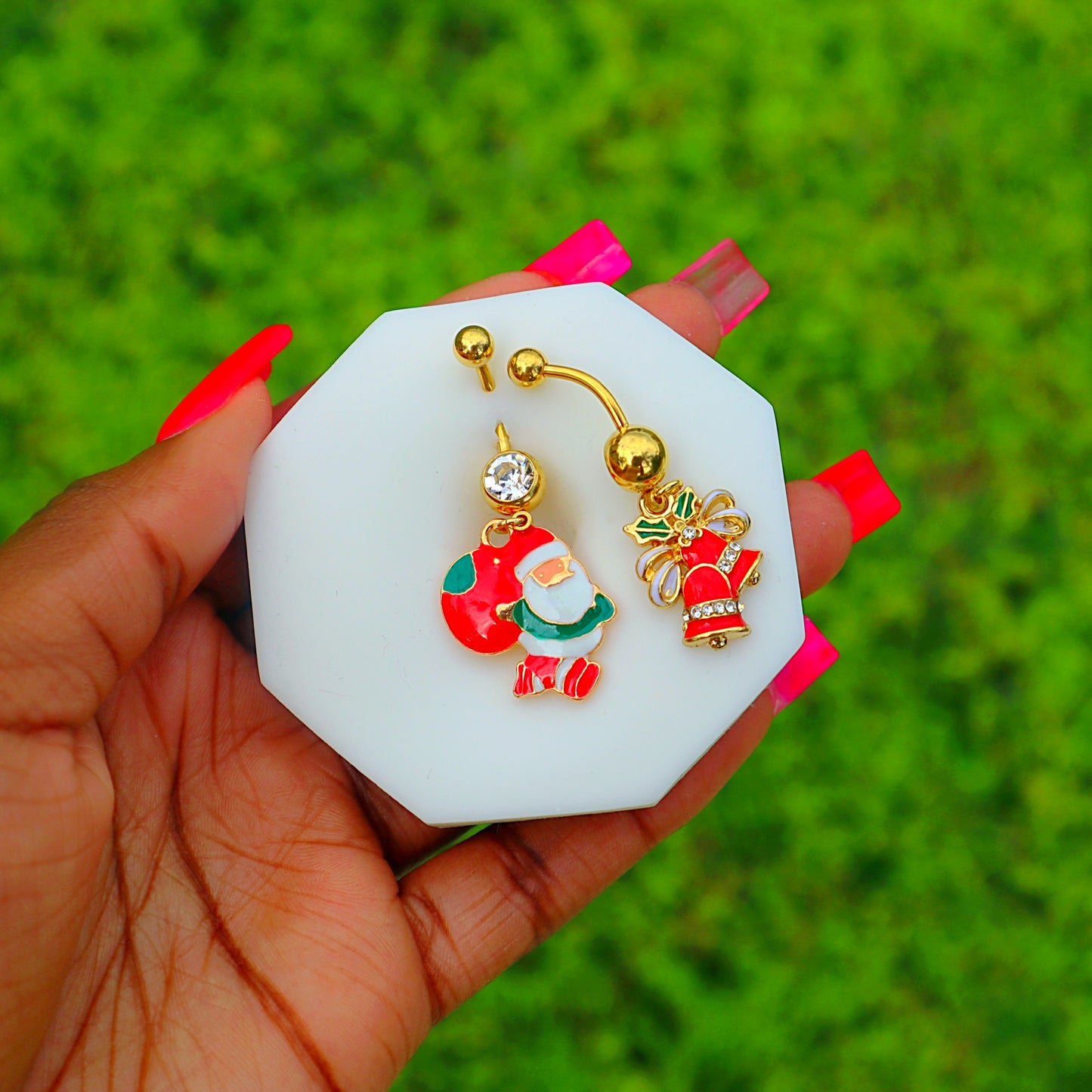 Christmas Belly Ring