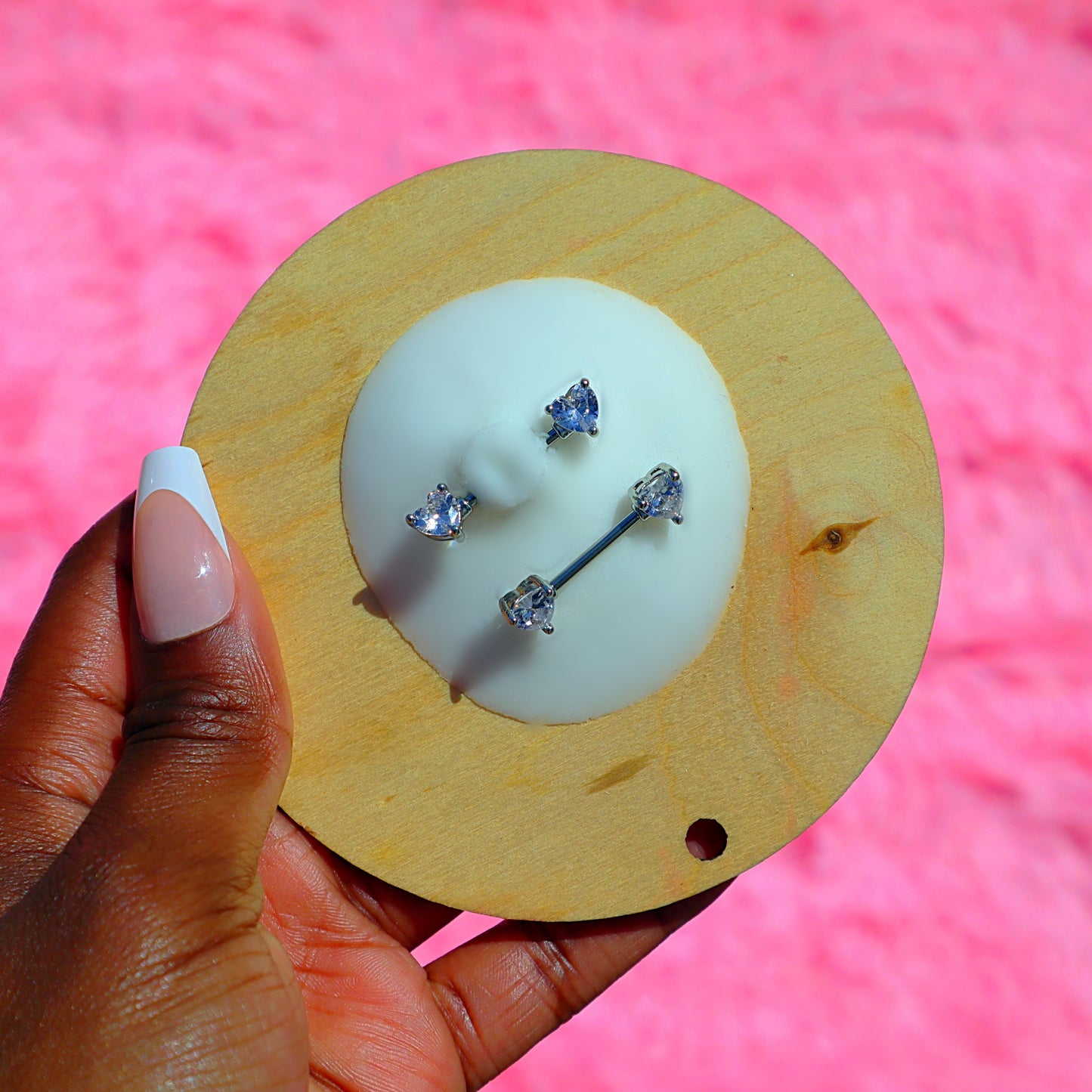Heart Nipple Rings