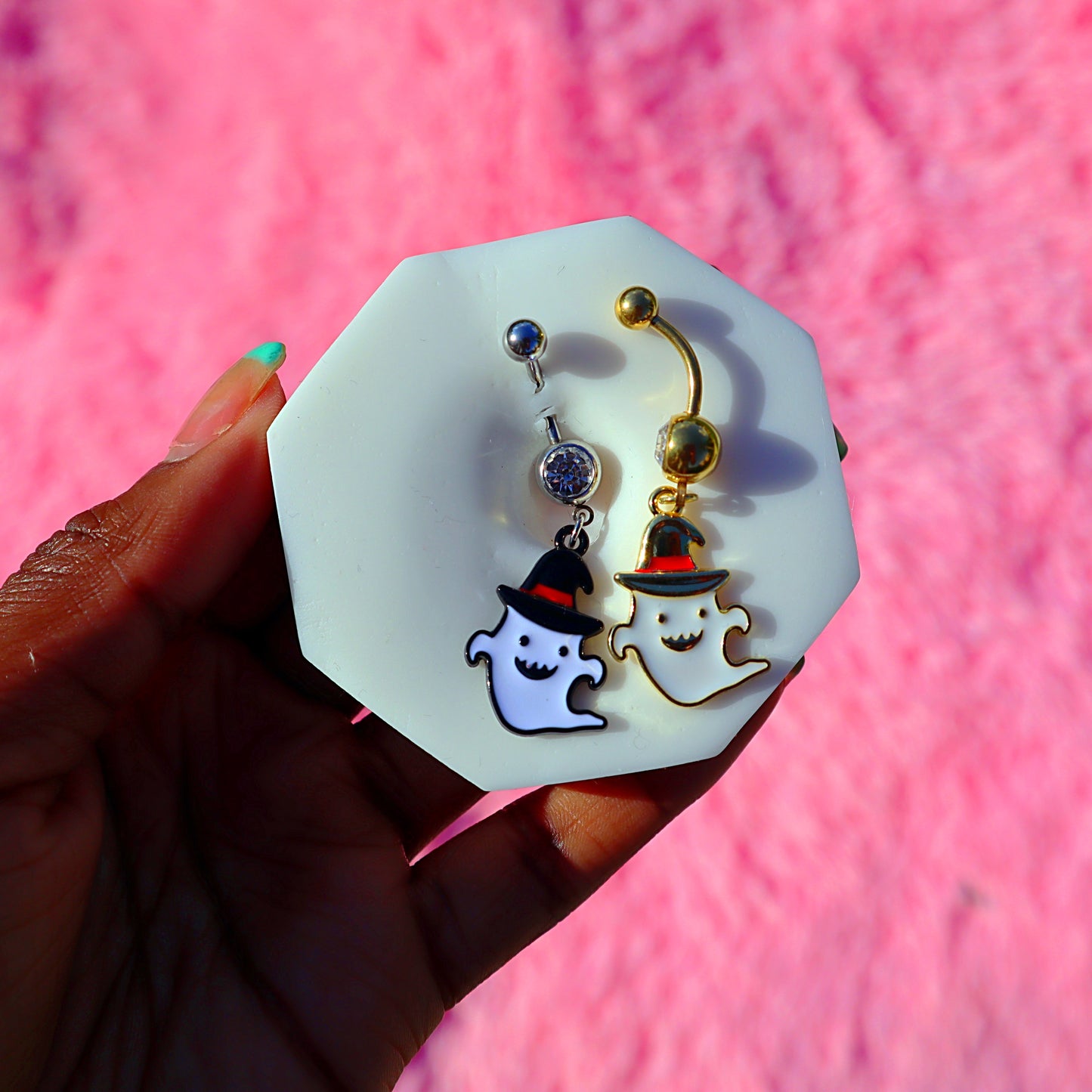 Ghost Belly Ring