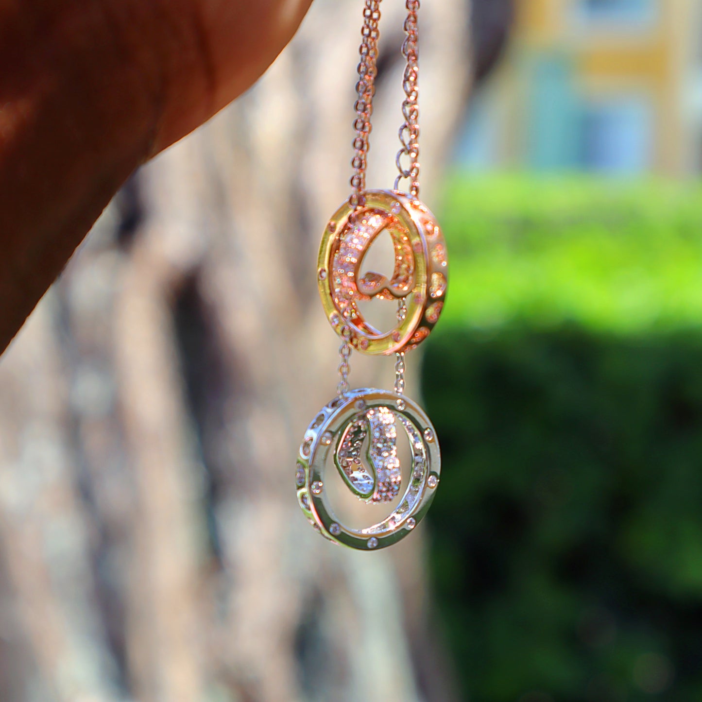 Circle Heart Necklace