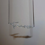 Diamond Nameplate Necklace