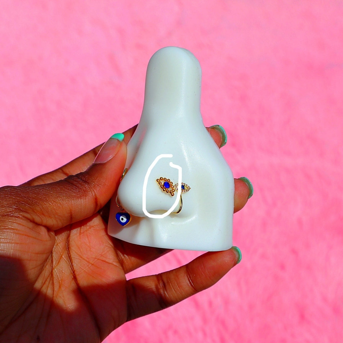 Evil Eye Nose Ring (Wholesale)