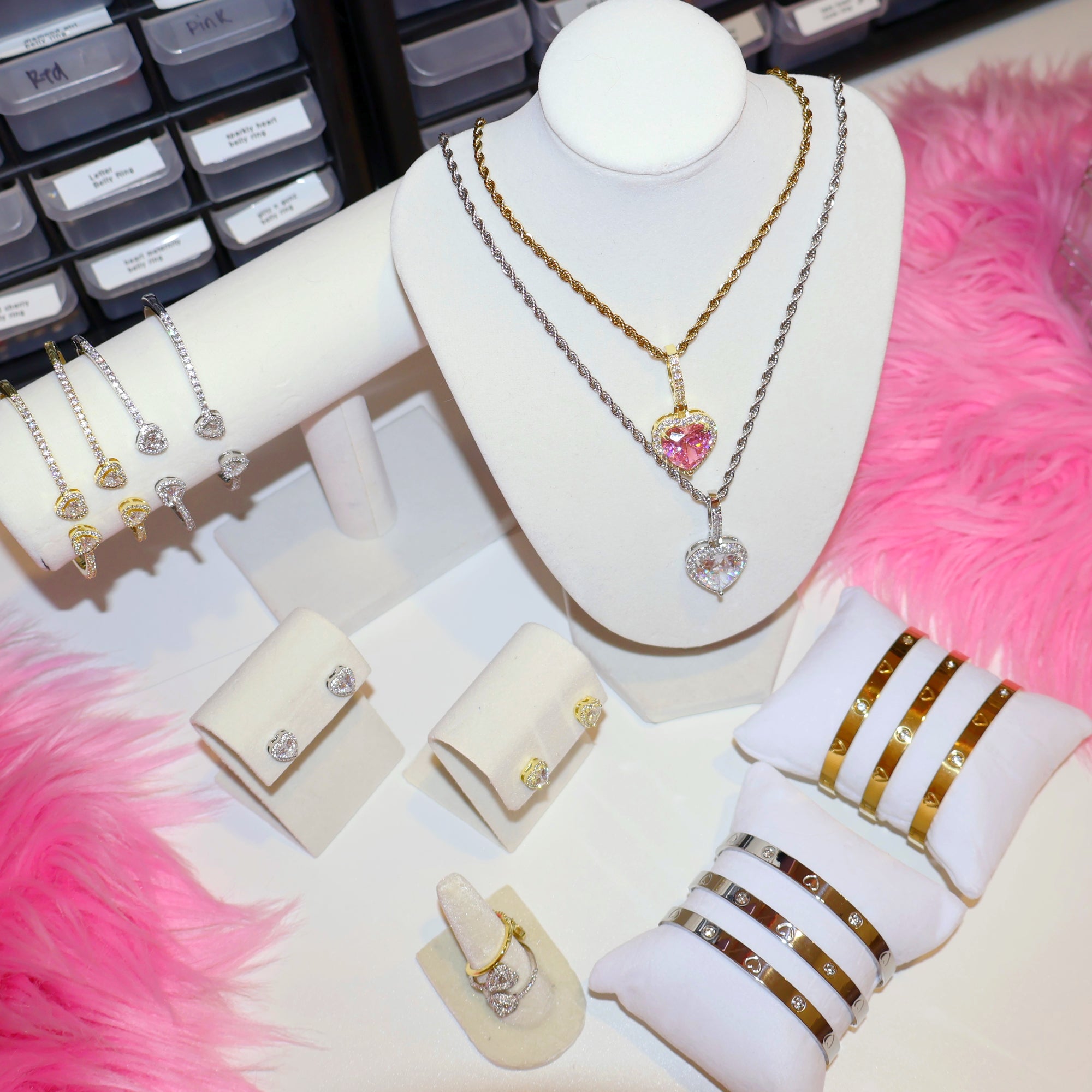 Heart Jewelry Set