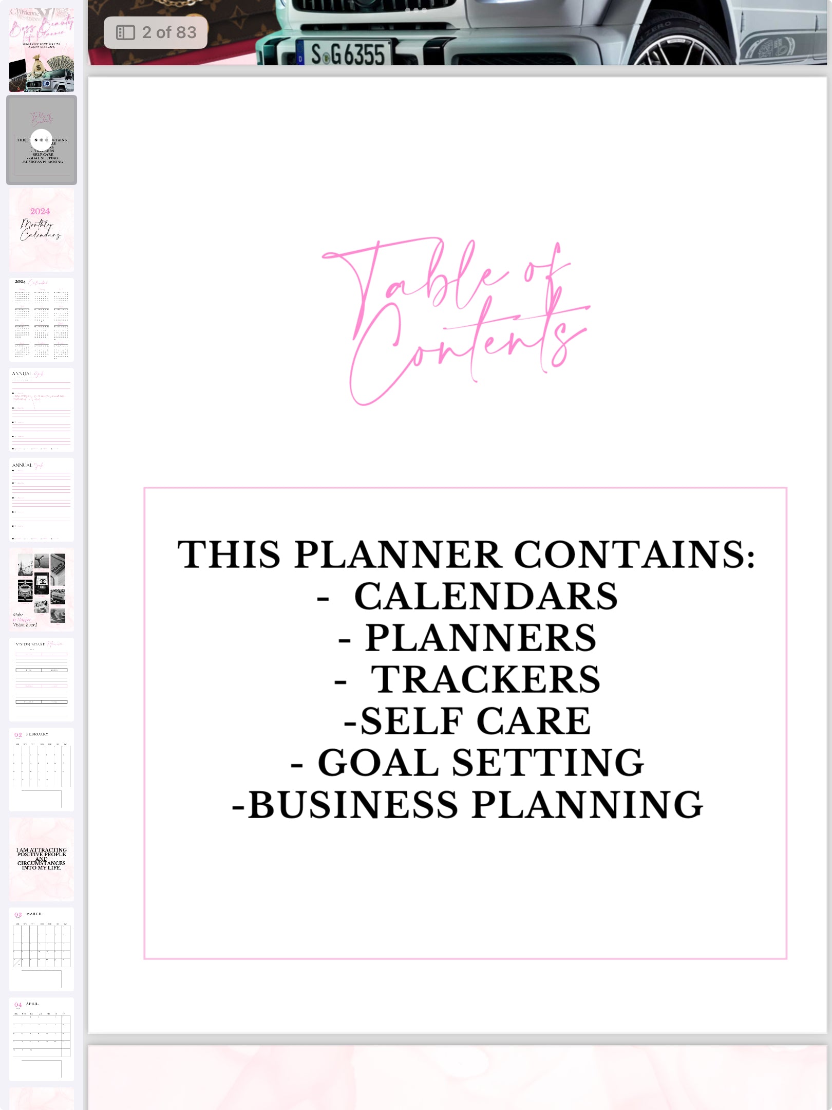 Boss Beauty Life Planner