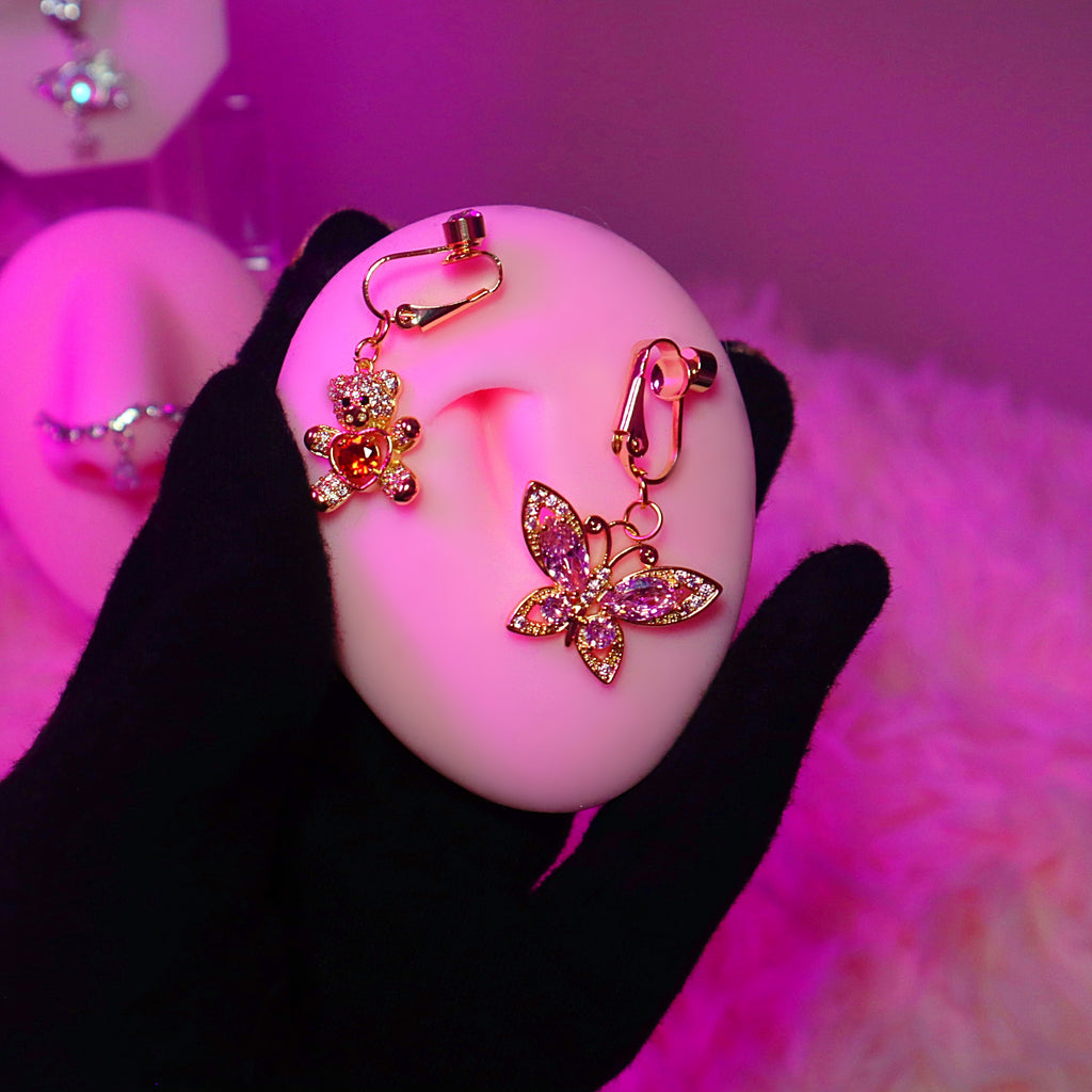Gold Fake Belly Rings
