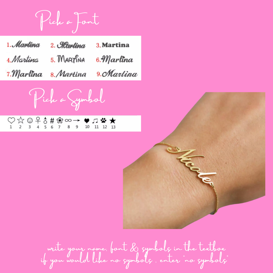 Nameplate Bracelet