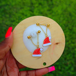 Christmas Nipple Rings