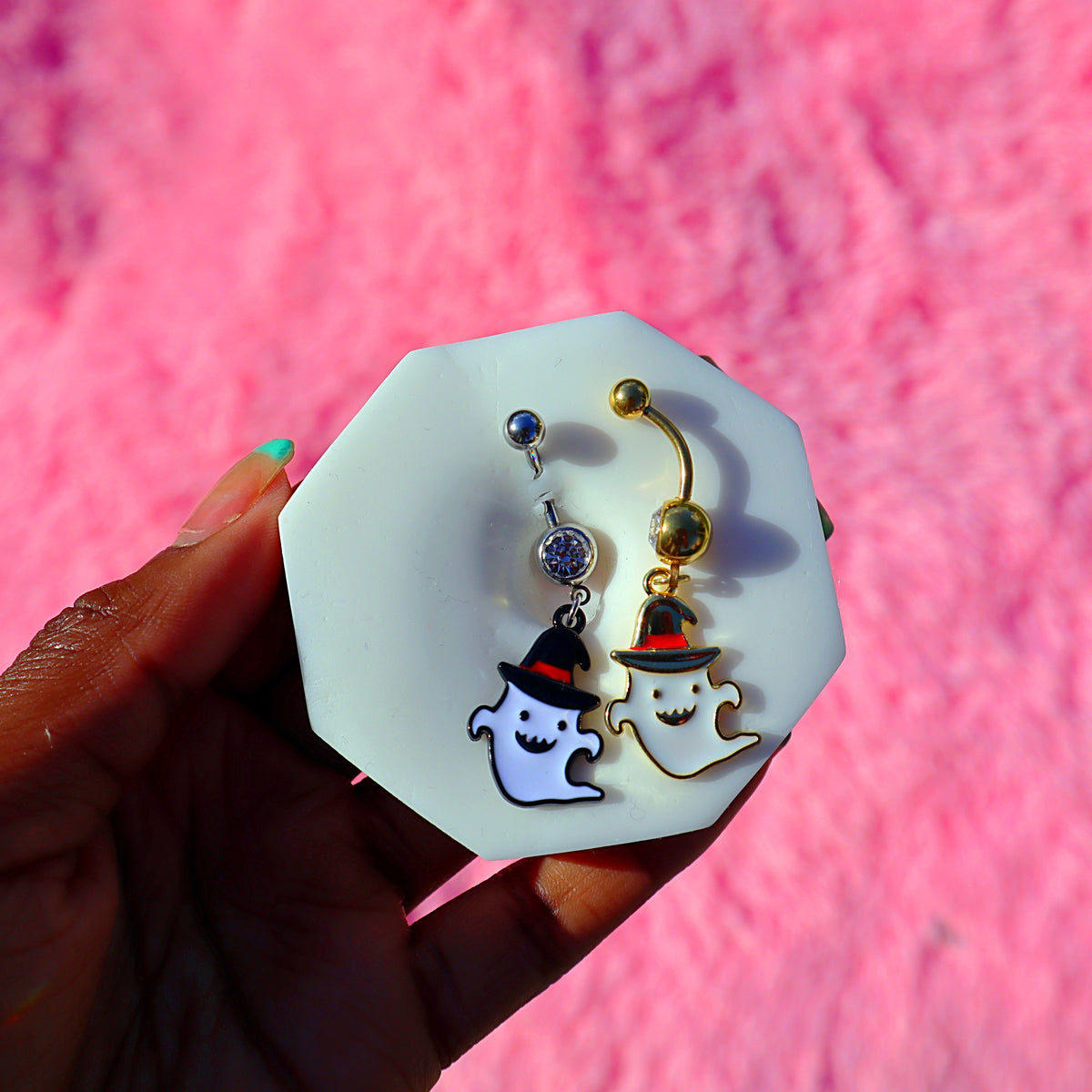 Ghost Belly Ring