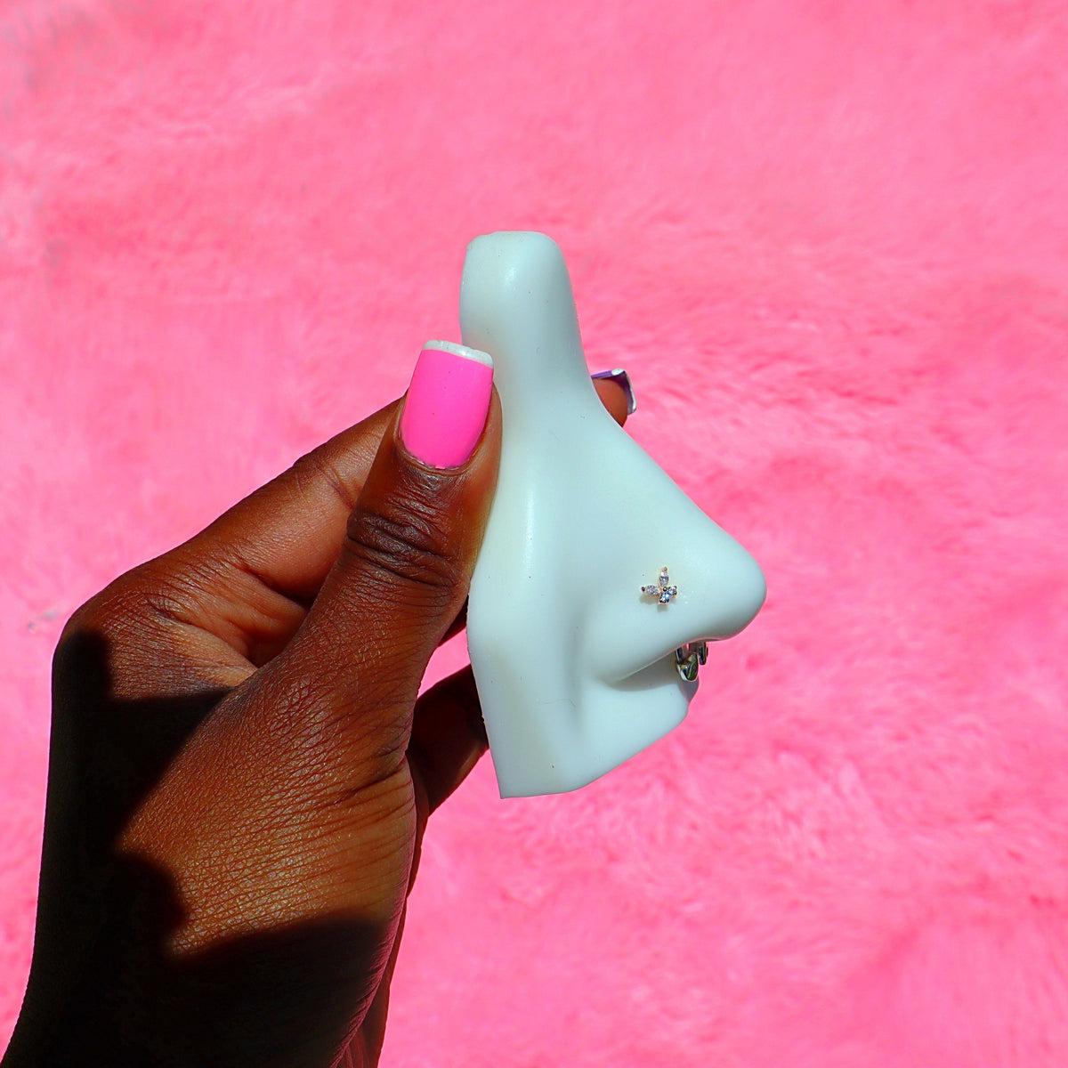 Butterfly Nose Ring .