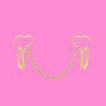 Fake Heart Nose Chain